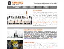 Tablet Screenshot of kemetco.com